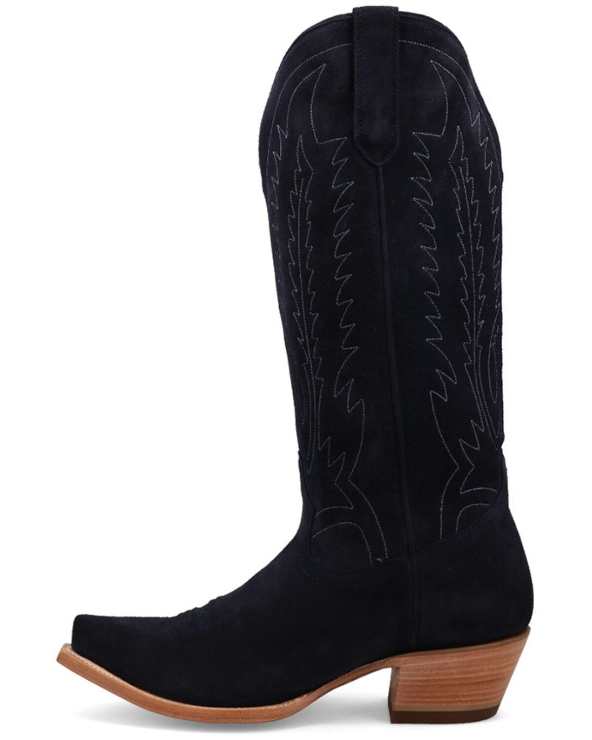 Image #3 - Black Star Women's Victoria Western Boots - Snip Toe, Navy, hi-res