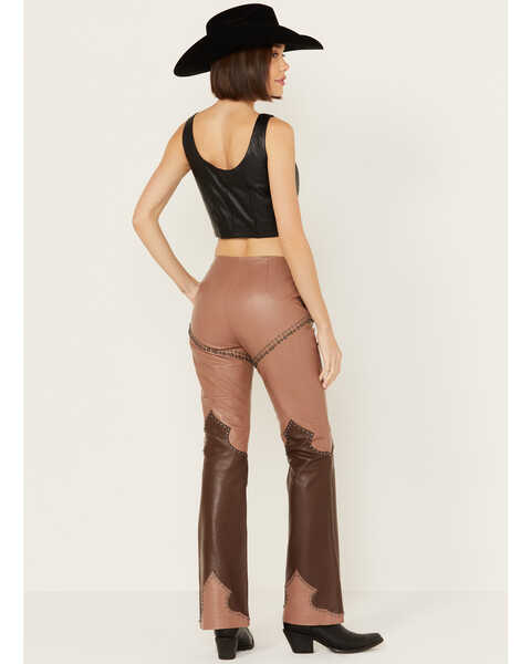 Image #3 - Understated Leather Women's Heart & Soul Pants , Chocolate, hi-res