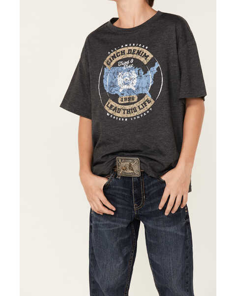 Image #2 - Cinch Boys' Tried & True Graphic Short Sleeve T-Shirt  , , hi-res