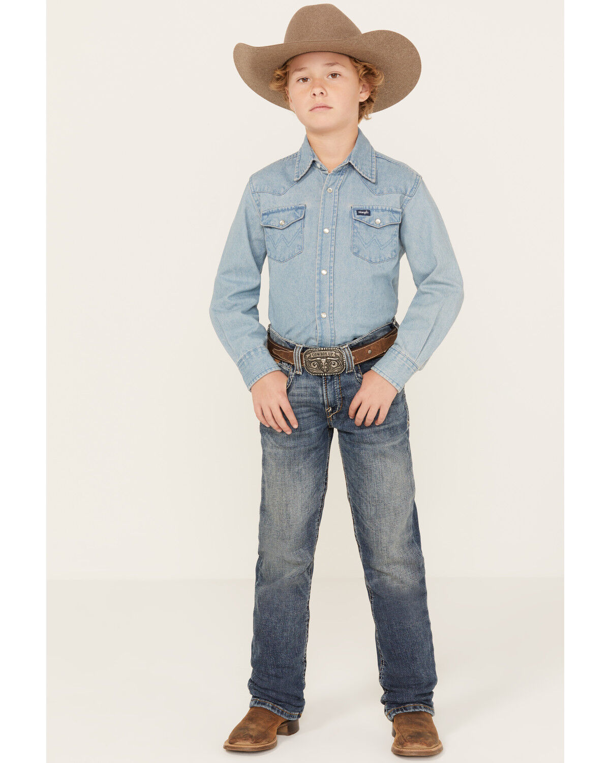 Image #1 - Ariat Boys' B5 Bracken Stretch Straight Jeans, , hi-res