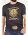 Image #3 - Wrangler Men's Yellowstone Dutton Ranch Wolf Short Sleeve Graphic T-Shirt, Black, hi-res