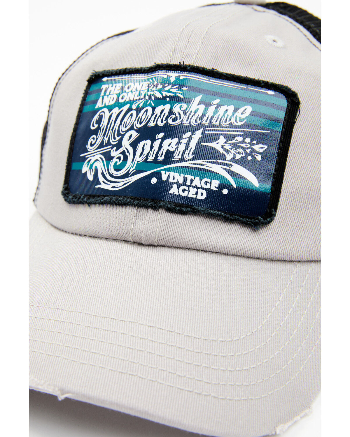 Image #2 - Moonshine Spirit Men's Vintage Aged Baseball Cap, Light Grey, hi-res