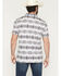 Image #4 - Rock & Roll Denim Men's Southwestern Print Short Sleeve Button-Down Polo, White, hi-res