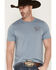 Image #2 - Sendero Provisions Men's Desert Runner Short Sleeve Graphic T-Shirt, Blue, hi-res