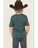 Image #4 - Wrangler Boys' Steerhead Short Sleeve Graphic T-Shirt, Green, hi-res