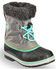 Image #1 - Sorel Boys' Lace-Up Outdoor Boots, Grey, hi-res