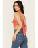 Image #4 - Free People Women's All Tied Up Top, Red, hi-res