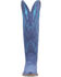 Image #4 - Dingo Women's Thunder Road Western Performance Boots - Pointed Toe, Blue, hi-res