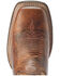 Image #4 - Ariat Women's Frontier Chimayo Thunderbird Embroidered Western Boots - Broad Square Toe, Gold, hi-res