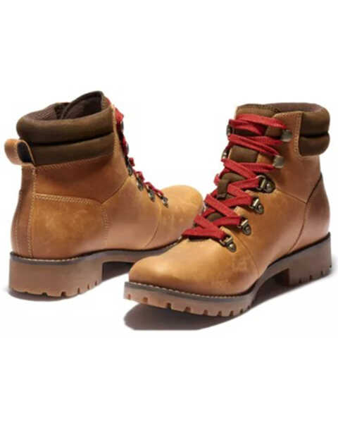 Image #1 - Timberland Women's Ellendale Water Resistant Lace-Up Hiking Boots - Round Toe, Wheat, hi-res