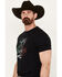 Image #2 - Wrangler Men's Long Live Mexico Short Sleeve Graphic T-Shirt, Black, hi-res