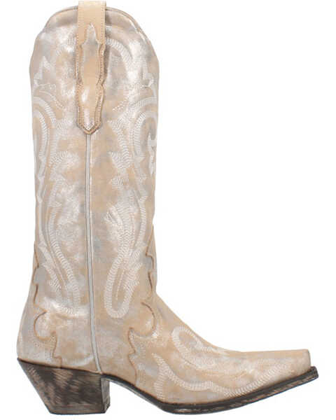 Dan Post Women's Frost Bite Western Boots - Snip Toe, Silver, hi-res