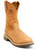 Image #2 - Georgia Boot Men's Wellington Work Boots - Round Toe, Chestnut, hi-res