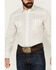 Image #3 - Roper Men's Serape Striped Long Sleeve Pearl Snap Western Shirt, Cream, hi-res
