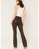 Image #3 - Idyllwind Women's Legend High Rise Coated Bootcut Jeans, Cognac, hi-res