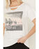 Image #3 - Blended Women's Giddy Up Photo Short Sleeve Graphic Tee, White, hi-res