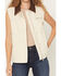 Image #3 - 26 International Women's Quilted Lined Canvas Barn Vest, Cream, hi-res