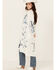 Image #2 - Johnny Was Women's Floral Embroidered Long Sleeve Kimono , White, hi-res