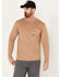 Image #1 - Ariat Men's Rebar Workman Long Sleeve Graphic Work Shirt , Beige, hi-res
