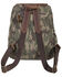 Image #2 - Scully Brown Leather & Camo Backpack, Brown, hi-res