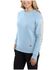 Image #1 - Carhartt Women's Relaxed Fit Midweight Crewneck Sweatshirt , Light Blue, hi-res