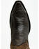 Image #6 - Dan Post Men's 12" Exotic Ostrich Western Boots - Snip Toe, Grey, hi-res