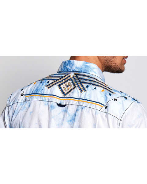 Image #5 - Austin Season Men's Long Sleeve Embroidered Button Long Sleeve Western Shirt, , hi-res