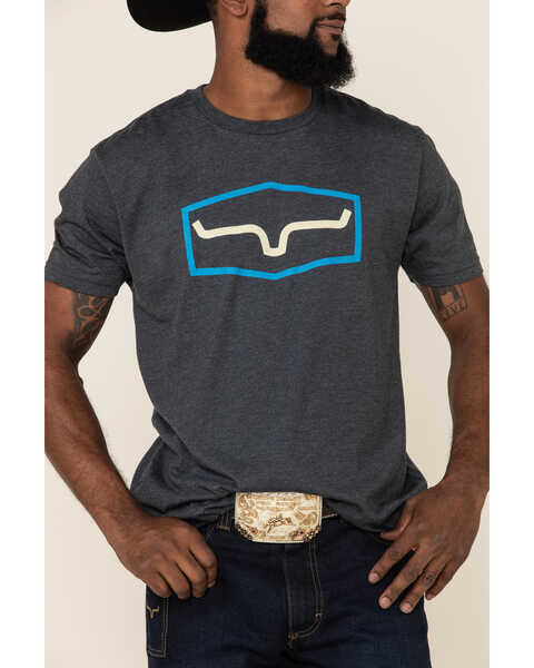 Kimes Ranch Men's Charcoal Replay Graphic T-Shirt , Charcoal, hi-res