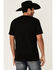 Image #4 - Ariat Men's Black Bar Stripe Logo Short Sleeve T-Shirt , Black, hi-res