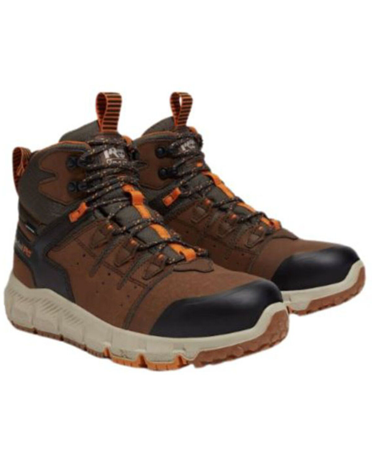 Image #1 - Timberland PRO Men's Tempe 6" Waterproof Work Boots - Alloy Toe, Medium Brown, hi-res