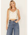 Free People Women's Virgo Tank Top, Ivory, hi-res