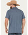 Image #4 - Ariat Men's Retro Southwestern Print Short Sleeve Snap Stretch Polo Shirt, Blue, hi-res