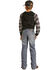 Rock & Roll Denim Boys' Light Wash Vintage Rock & Roll Bootcut Jeans, Blue, hi-res