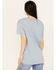 Image #4 - Wrangler Women's Flower Boot Short Sleeve Graphic Tee, Blue, hi-res