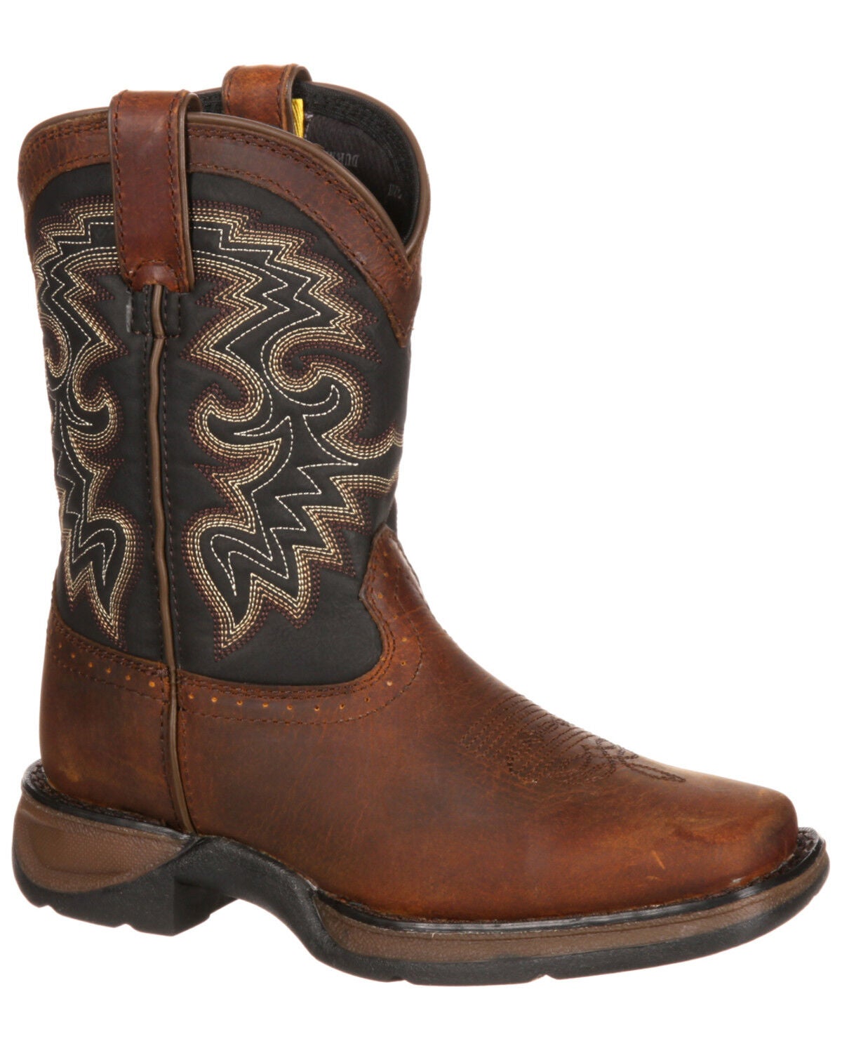 Durango Toddler Boys' Raindrop Western Boots - Square Toe, Tan, hi-res