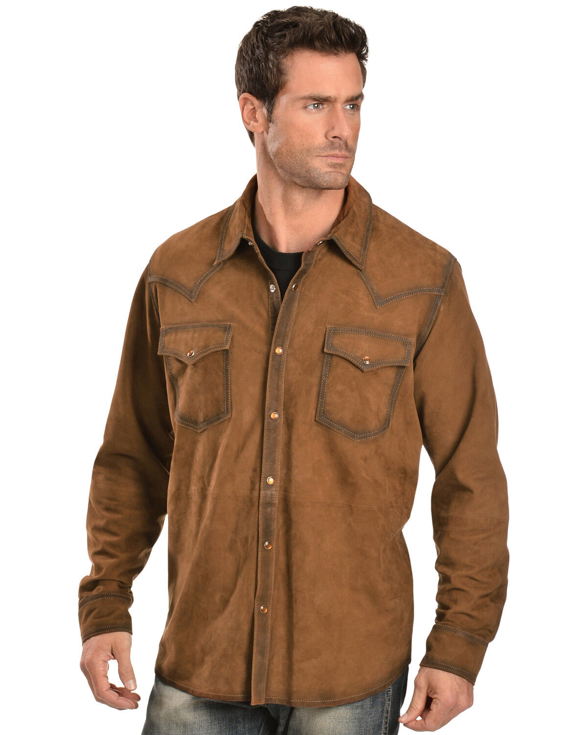 Leather cowboy shirt