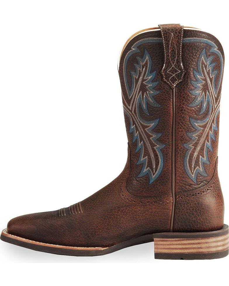 Ariat Quickdraw Cowboy Boots, Brown, hi-res