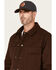 Image #2 - Lucky Brand Workwear Men's Chore Insulated Canvas Work Jacket, Brown, hi-res