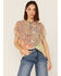 Image #1 - Johnny Was Women's Prima Patchwork Embroidered Floral Blouse, Multi, hi-res