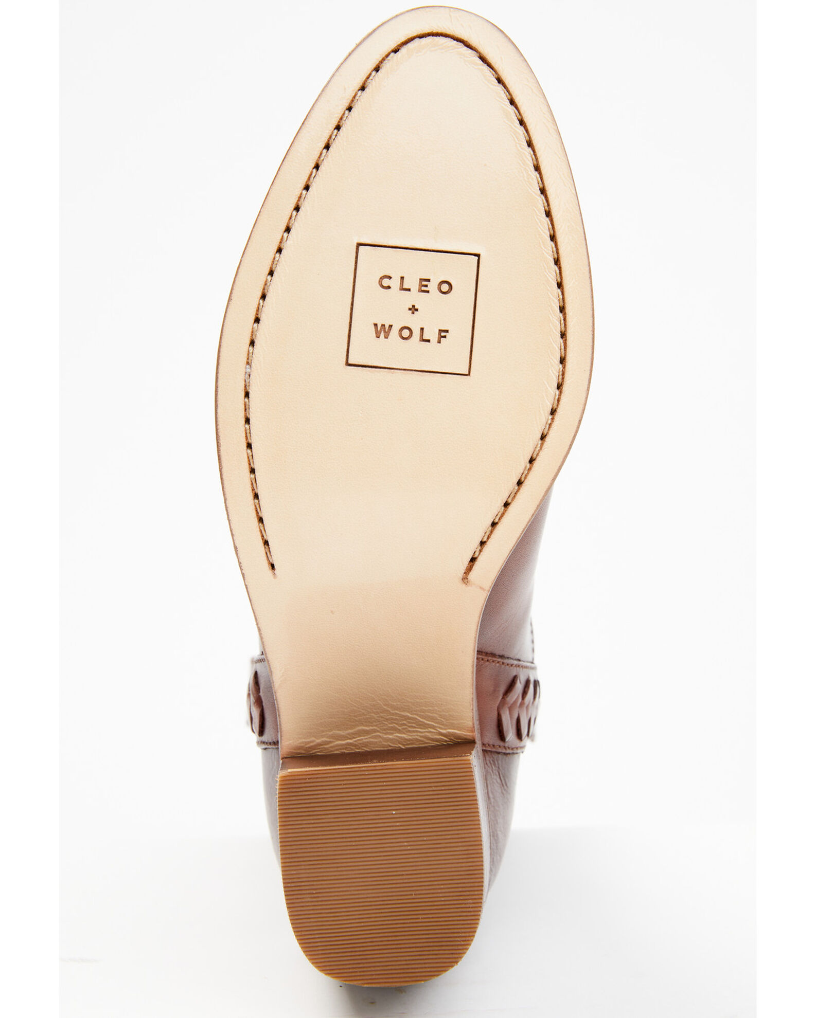 Image #7 - Cleo + Wolf Women's Cranberry Western Boots - Round Toe, Wine, hi-res