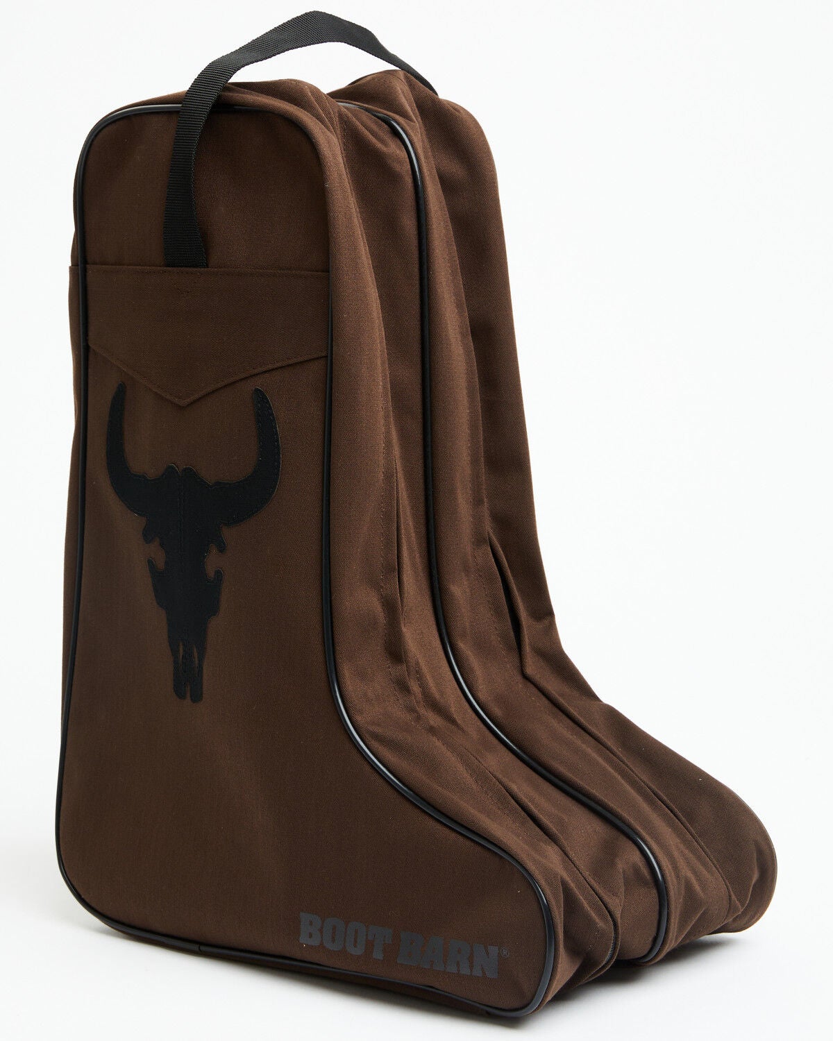 Boot Barn Long Horn Patch Boot Bag, Brown, hi-res