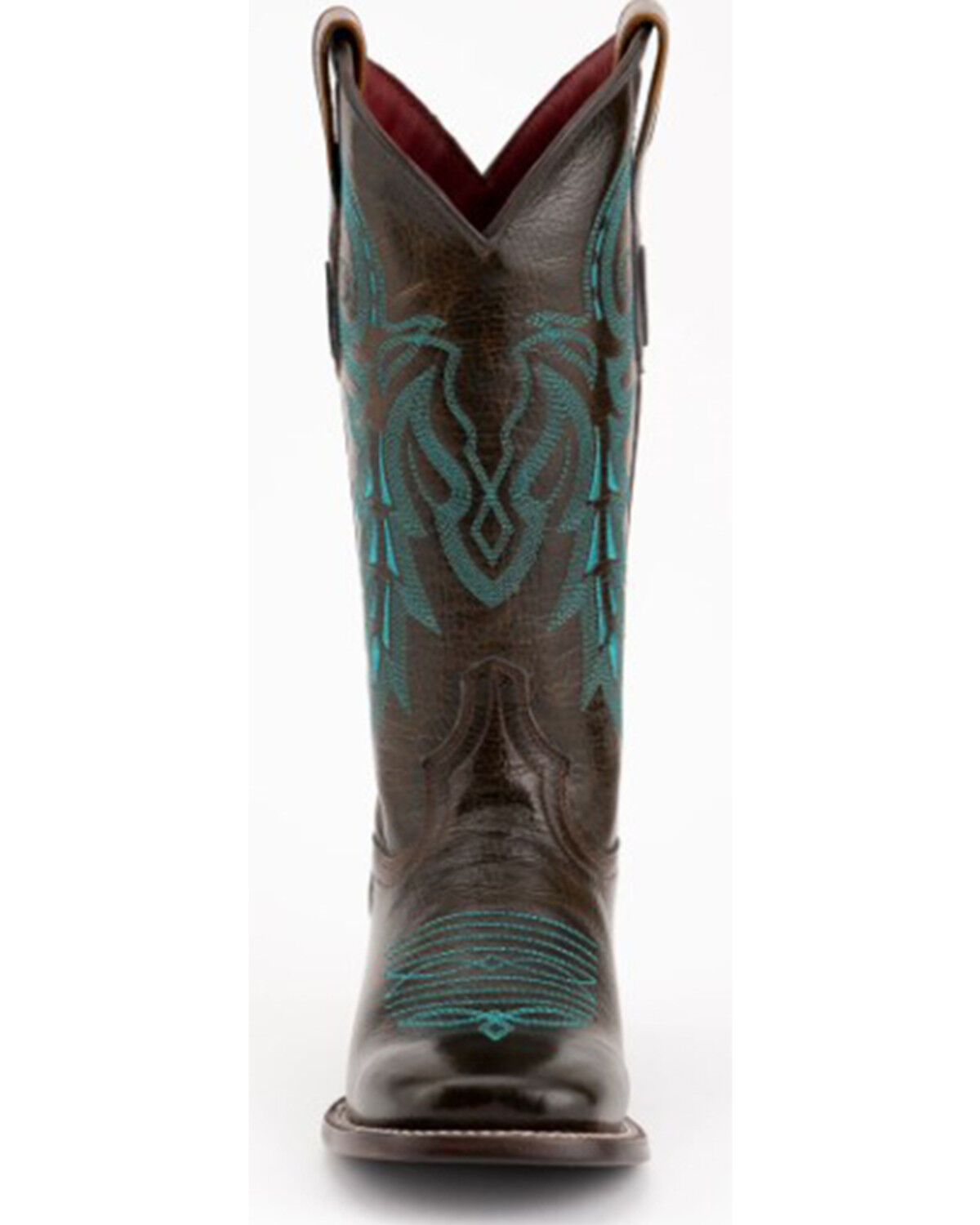 Image #4 - Ferrini Women's Blaze Western Boots - Broad Square Toe, Chocolate, hi-res