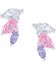 Image #1 - Montana Silversmiths Women's Flared Cluster Wing Earrings, Silver, hi-res