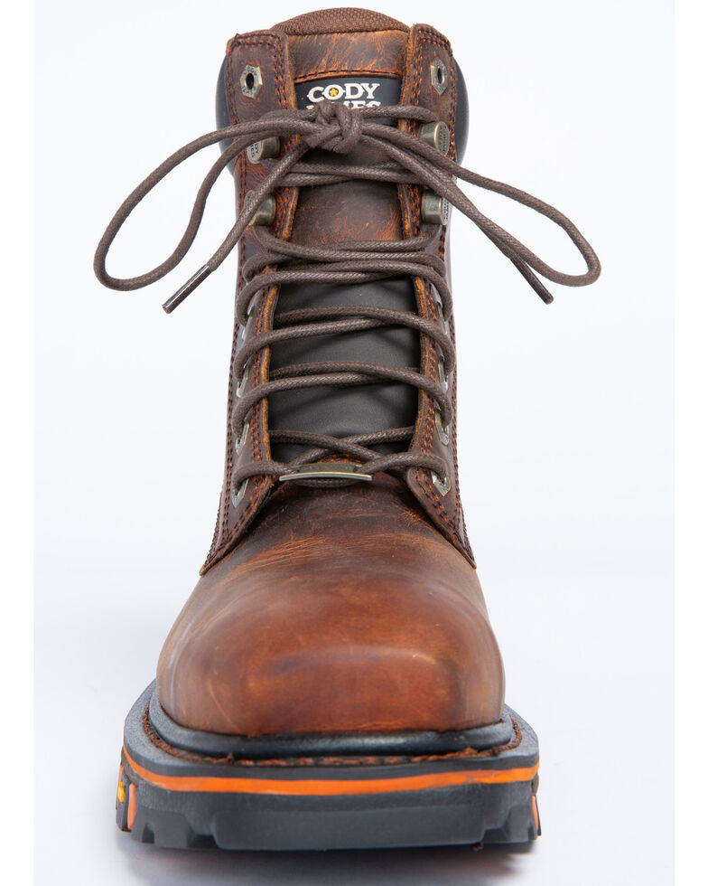 Cody James Men's Decimator Puncture Resisting Work Boots - Nano Composite Toe, Brown, hi-res
