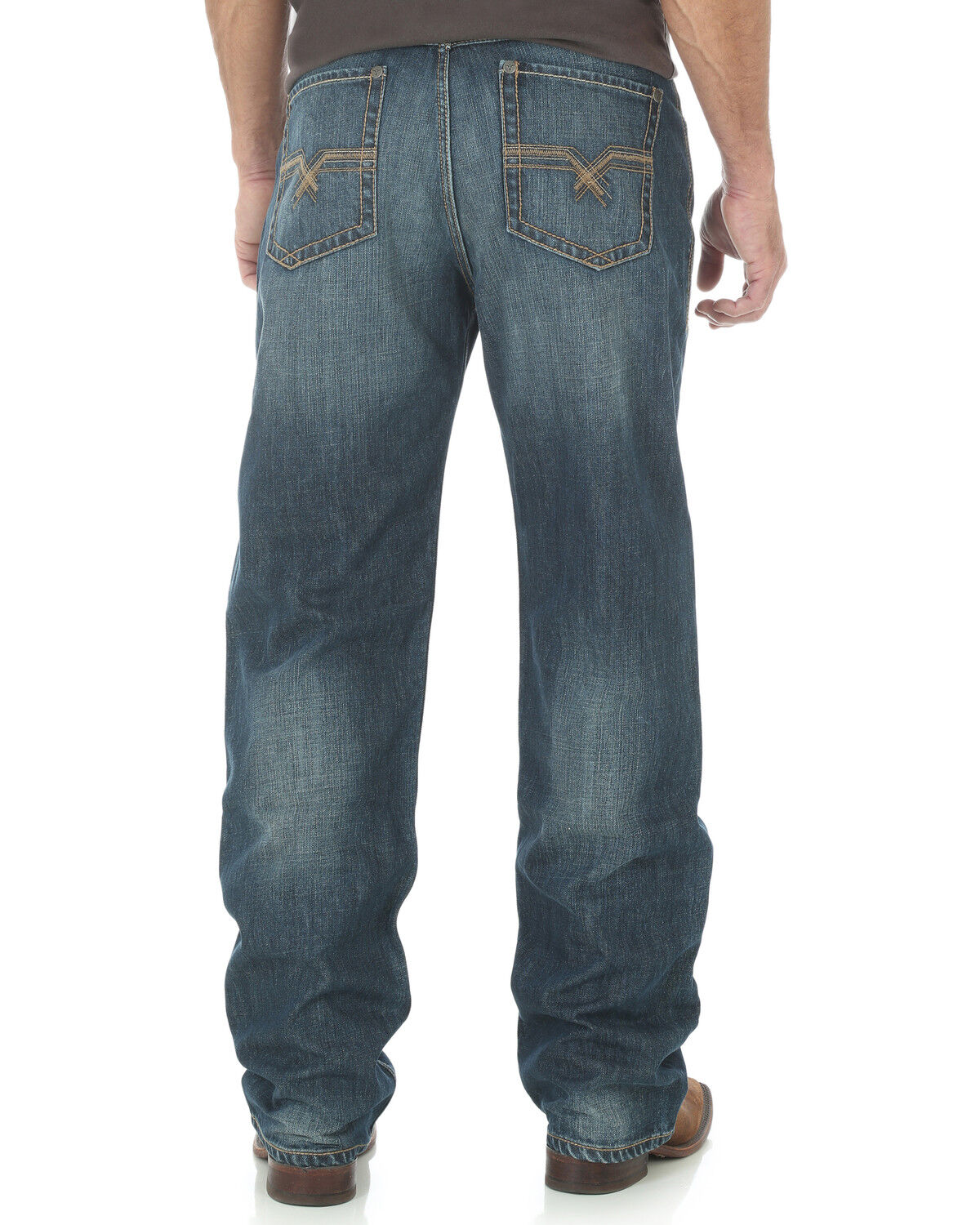 Image #1 - Wrangler 20X Men's No.33 Extreme Relaxed Fit Straight Jeans, Indigo, hi-res