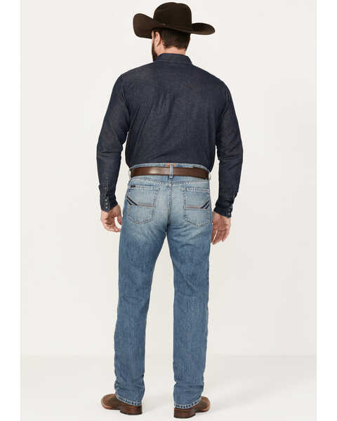 Ariat Men's M4 Solano Relaxed Fit Straight Poplar Jeans, Medium Wash, hi-res