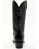 Image #5 - Lucchese Men's Cowhide Western Boots - Round Toe, Black, hi-res