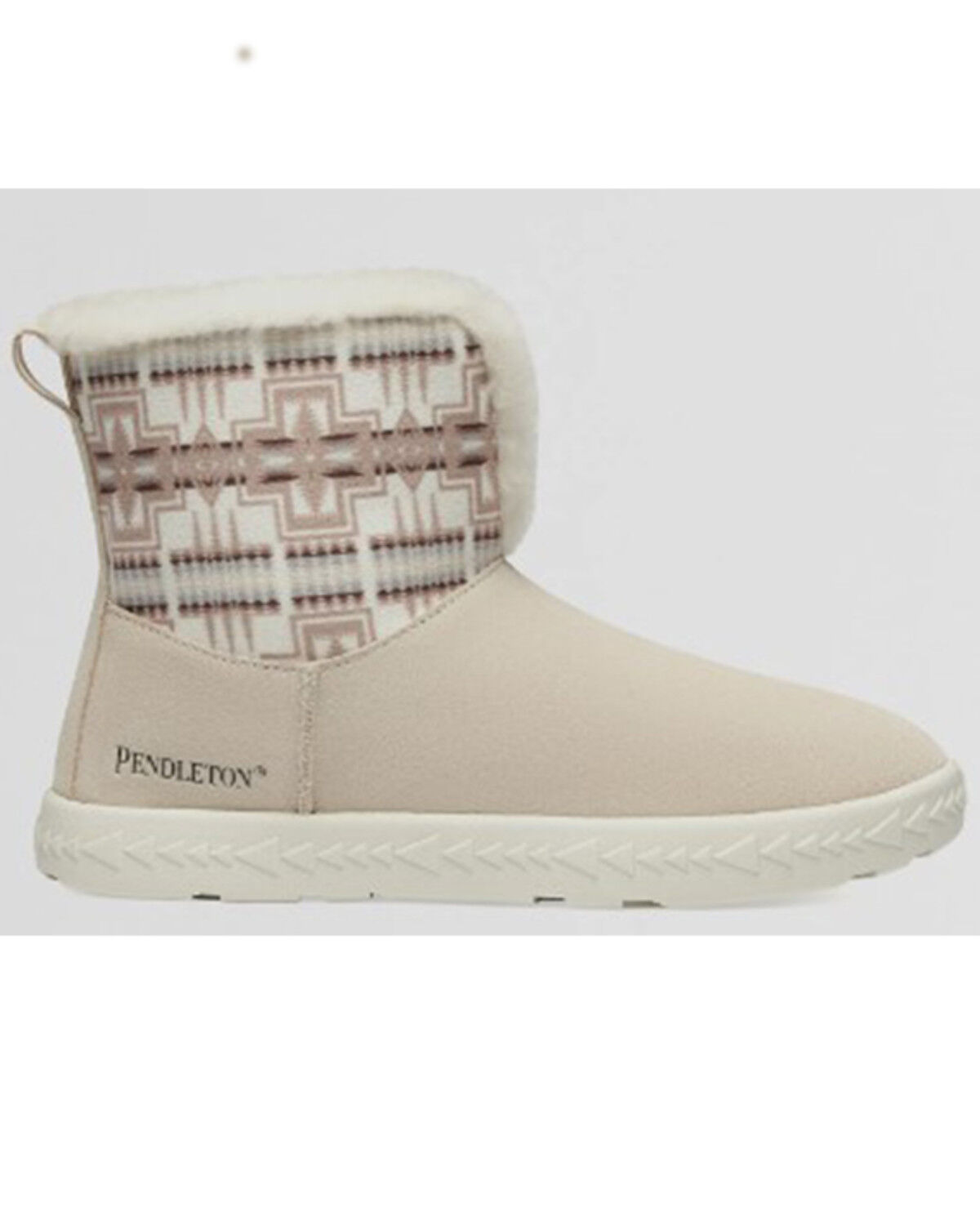 Image #2 - Pendleton Women's Cabin Fold Down Slippers - Round Toe, Cream, hi-res