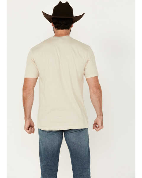 Image #4 - Cowboy Hardware Men's Mexico Buckle Short Sleeve T-Shirt, Sand, hi-res