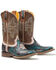 Tin Haul Women's Lone Flower Western Boots - Broad Square Toe, Brown, hi-res